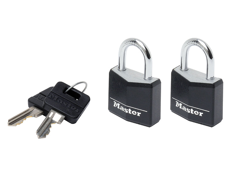 Aluminium Black Vinyl Cover 50mm Padlock 4-Pin