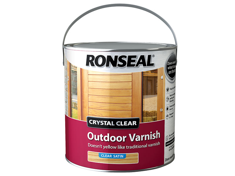 Crystal Clear Outdoor Varnish Satin 750ml