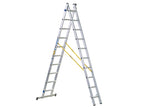 D-Rung Combination Ladder 2-Part 2 x 14 Rungs