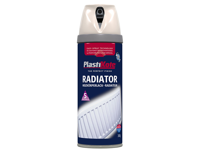 Twist & Spray Radiator Satin White 400ml