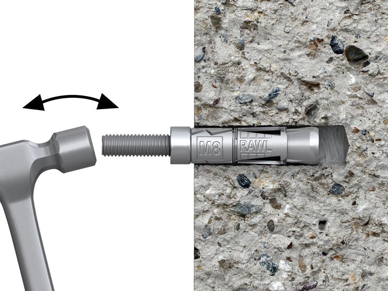 Rawlbolt® Projecting Bolt M8/25P (Bag 5)