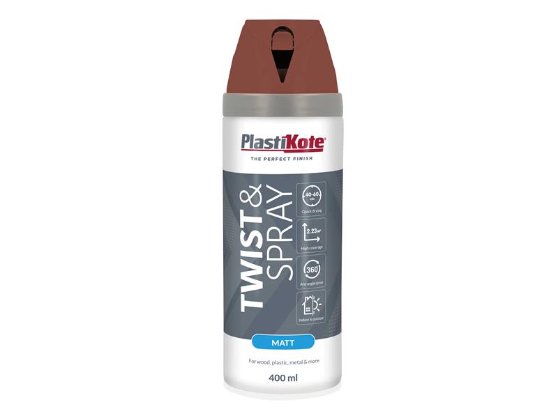 Twist & Spray Matt Pantile Red 400ml