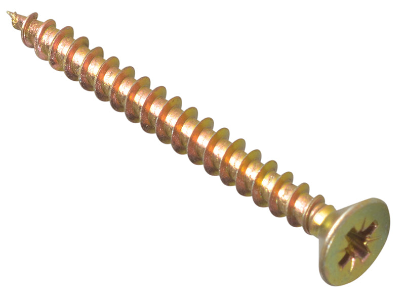 Multi-Purpose Pozi Compatible Screw CSK ST ZYP 6.0 x 90mm Box 100