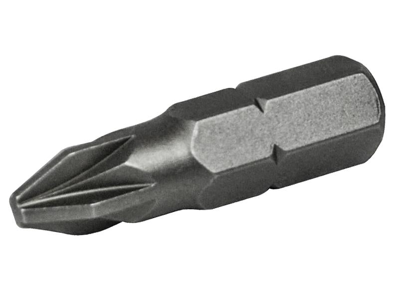 Pozi S2 Grade Steel Screwdriver Bits PZ3 x 50mm (Pack 3)
