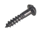 Wood Screw Slotted Round Head ST Black Japanned 3/4in x 8 ForgePack 25          