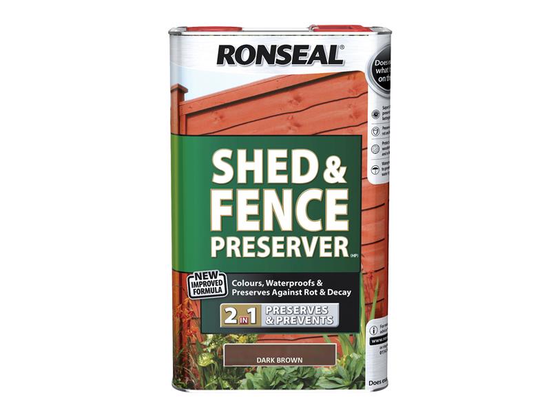 Shed & Fence Preserver Light Brown 5 litre