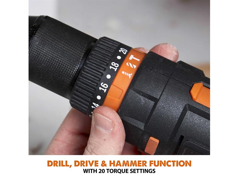 R13CMB-Li EXT Combi Drill 18V 1 x 2.0Ah Li-ion                                  