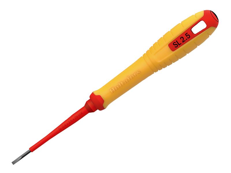 VDE Slotted Screwdriver 2.5 x 75mm                                              
