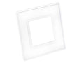Clear Finger Plate 1-Gang (Pack of 2)                                           