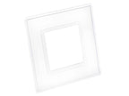 Clear Finger Plate 1-Gang (Pack of 2)                                           