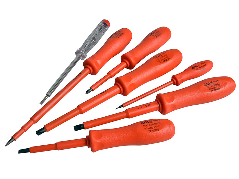 Insulated Screwdriver Set, 7 Piece                                              