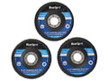 Sanding Flap Disc Set 3 Piece 115mm (4.1/2in)                                   