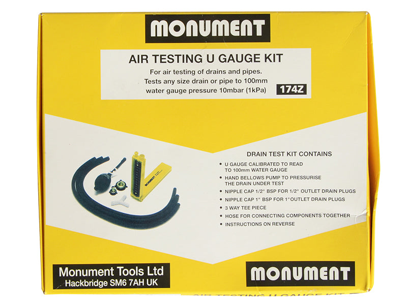 174Z Air Testing U-Gauge Kit