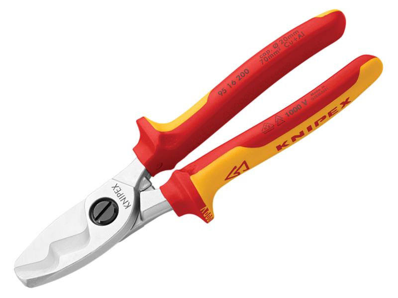 95 16 200 VDE Cable Shears with Twin Cutting Edge 200mm                         