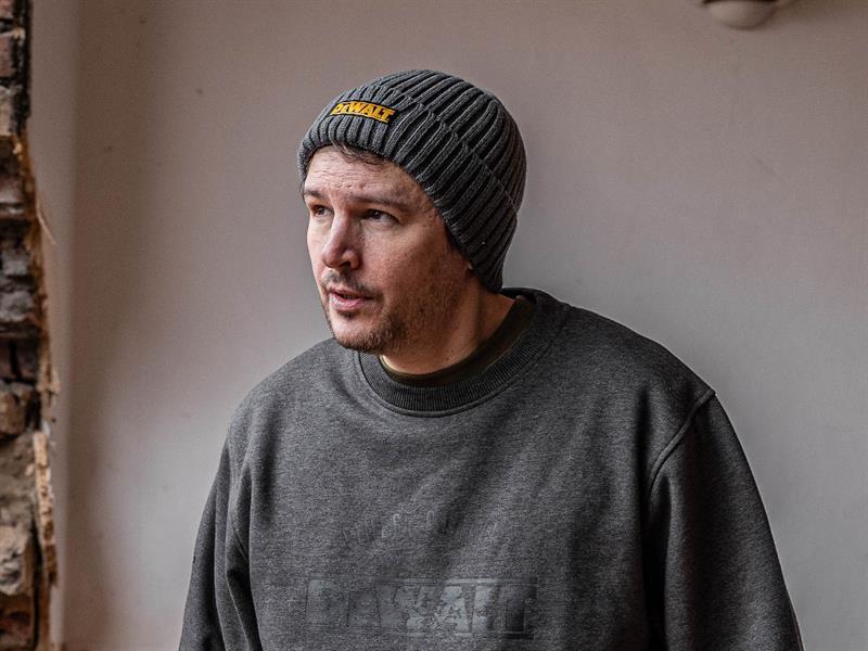 Indianapolis Grey Knitted Beanie Hat                                            