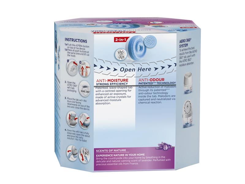 AERO 360º Moisture Absorber Wildflower Meadow Refills (Pack 2)
