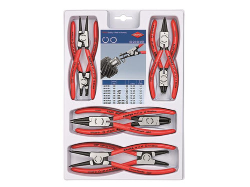 00 20 04 V01 Circlip Plier Set, 8 Piece                                         