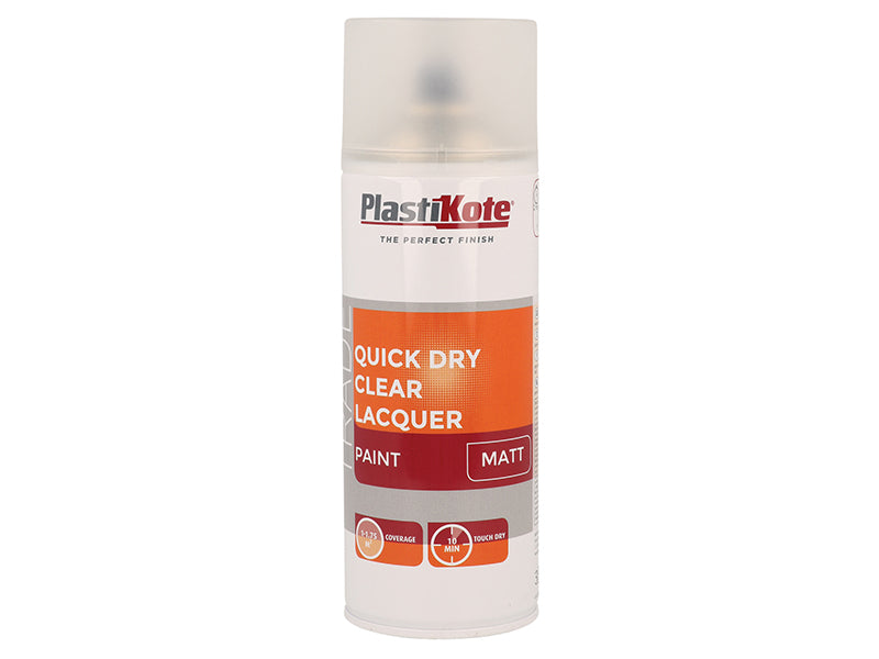 Trade Quick Dry Clear Lacquer Spray Gloss 400ml