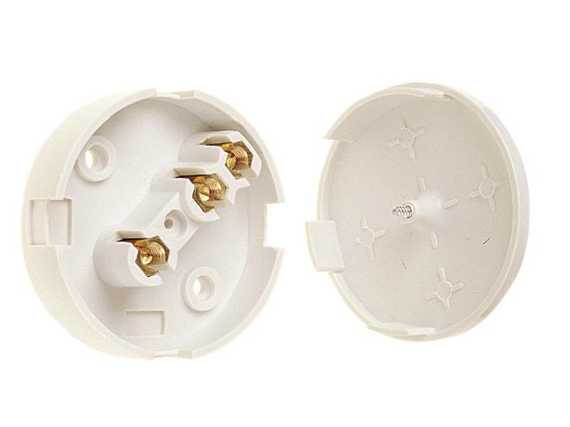 3 Terminal Junction Box 30A White                                               