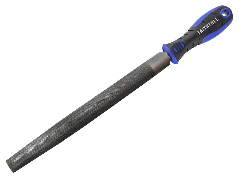Handled Half-Round Second Cut Engineers File 300mm (12in)                       