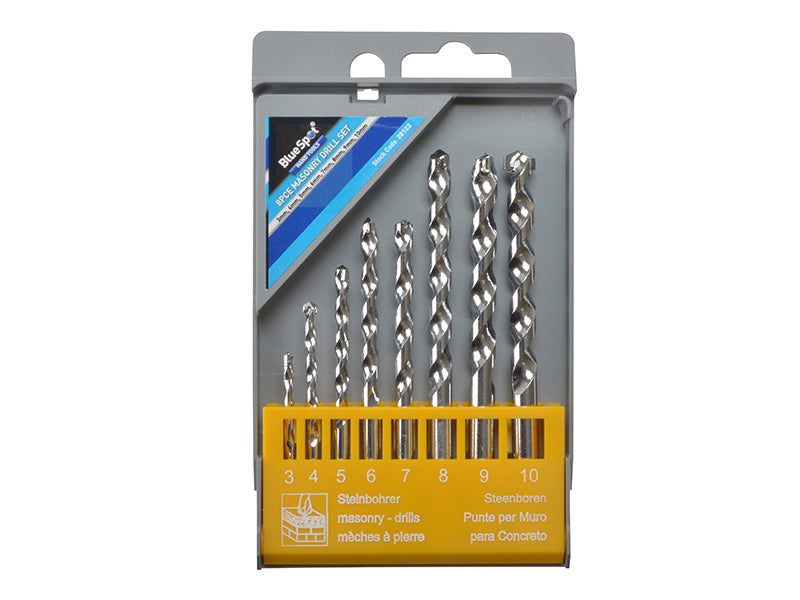 Masonry Drill Set, 8 Piece                                                      