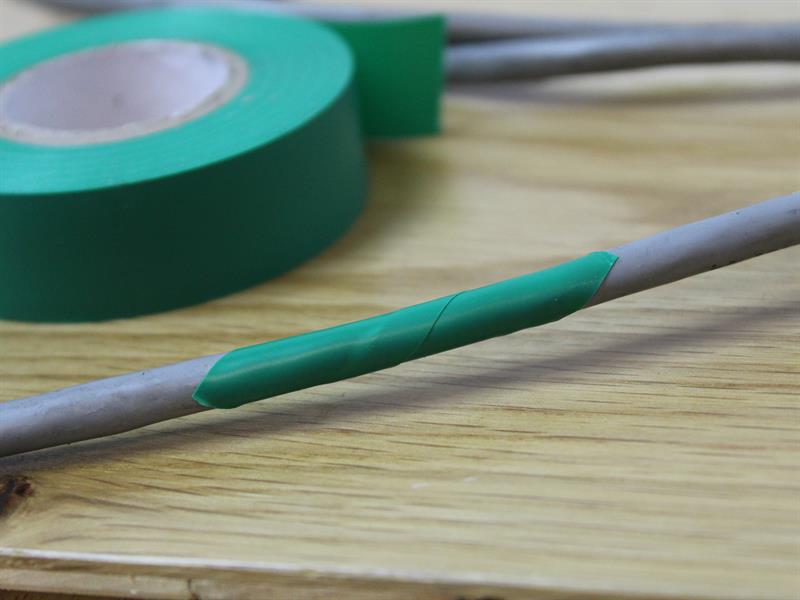 PVC Electrical Tape Green 19mm x 20m                                            