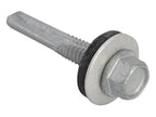 TechFast Hex Roofing Screw Self-Drill Heavy Section 5.5 x 32mm Pack 100         