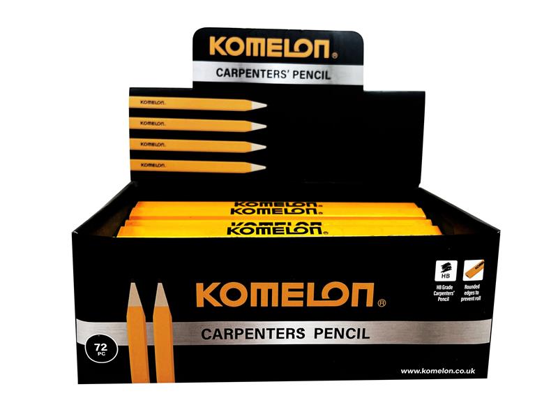 HB Carpenter's Pencils Box of 72                                                