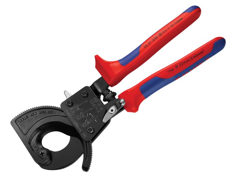 95 31 250 Ratchet Action Cable Cutter Multi-Component Grip 250mm                