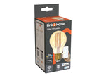 Wi-Fi LED ES (E27) Pear Filament Dimmable Bulb, White 470 lm 4.5W