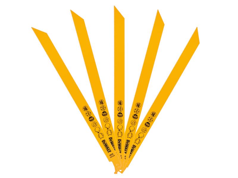Bi-Metal Reciprocating Blade for Universal Use 305mm (Pack 5)                   