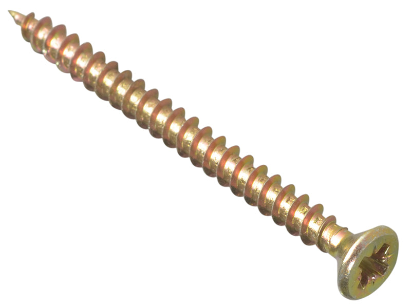 Multi-Purpose Pozi Compatible Screw CSK ST ZYP 6.0 x 90mm Box 100