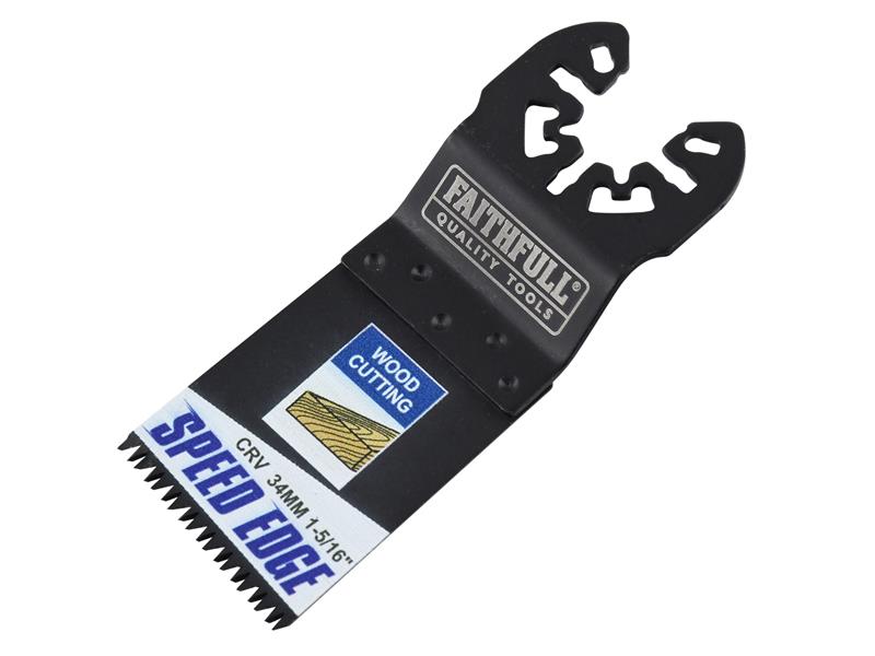 Multi-Tool Speed Edge Wood Blade 34mm (5 Pack)