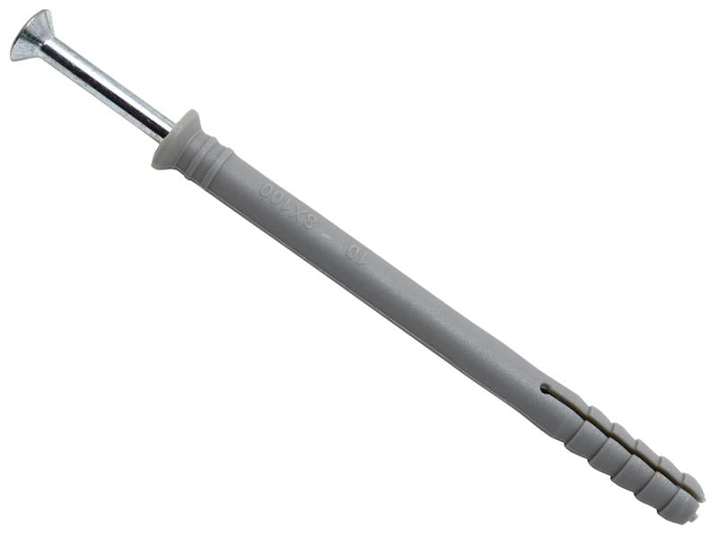 Nylon Hammer-In Fixing 8 x 80mm (100)