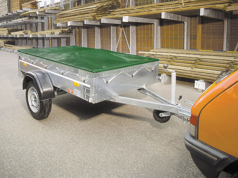 Tarpaulin Green/Silver 3.6 x 2.7m (12 x 9ft) 80gsm                              