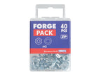 Hexagonal Nuts & Washers ZP M5 ForgePack 40                                     