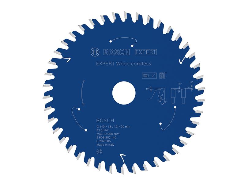 EXPERT Wood Cordless Circular Saw Blade