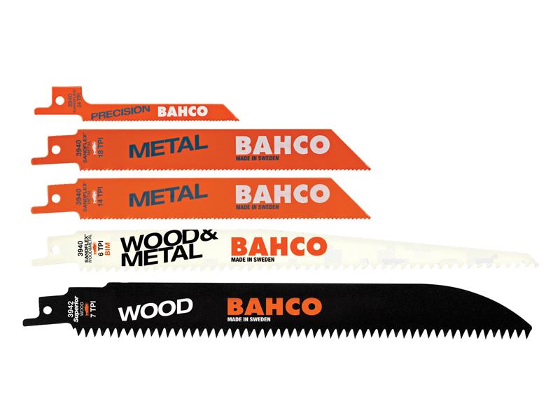 Sabre Saw Blade Set, 5 Piece                                                    