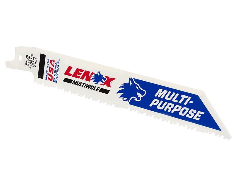 MultiWolf Wave Edge Reciprocating Saw Blade 152 x 25 x 1.1mm 14 TPI (Pack 5)