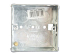 Metal Back Box 1-Gang 35mm                                                      