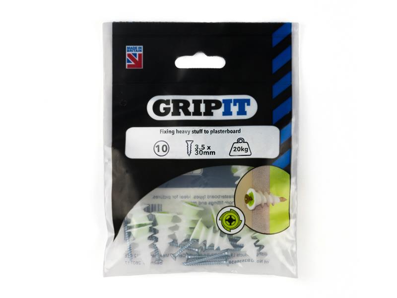 TwistIT Self-Drive Plasterboard Fixings (Pack 10)                               