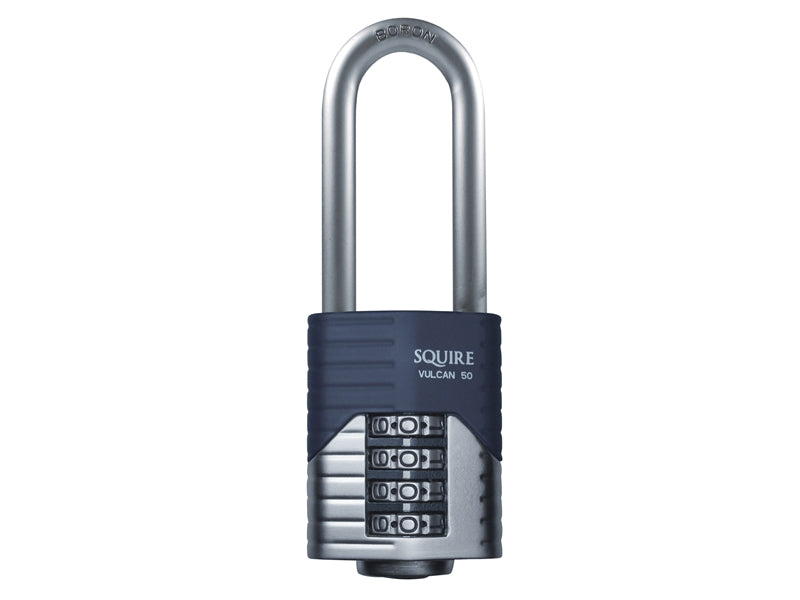 Vulcan Long Boron Shackle Combination Padlock 60mm