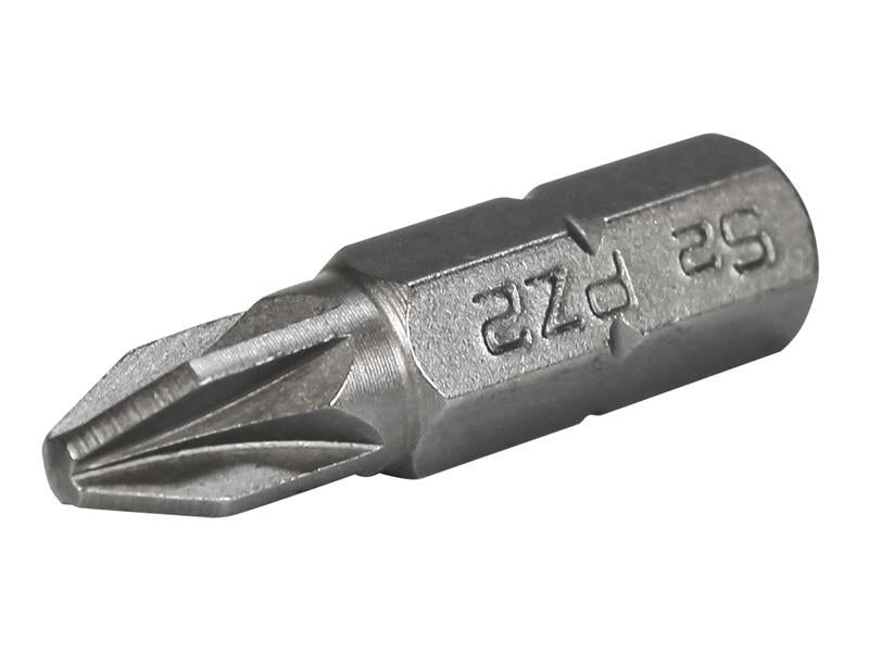 Pozi S2 Grade Steel Screwdriver Bits PZ3 x 50mm (Pack 3)