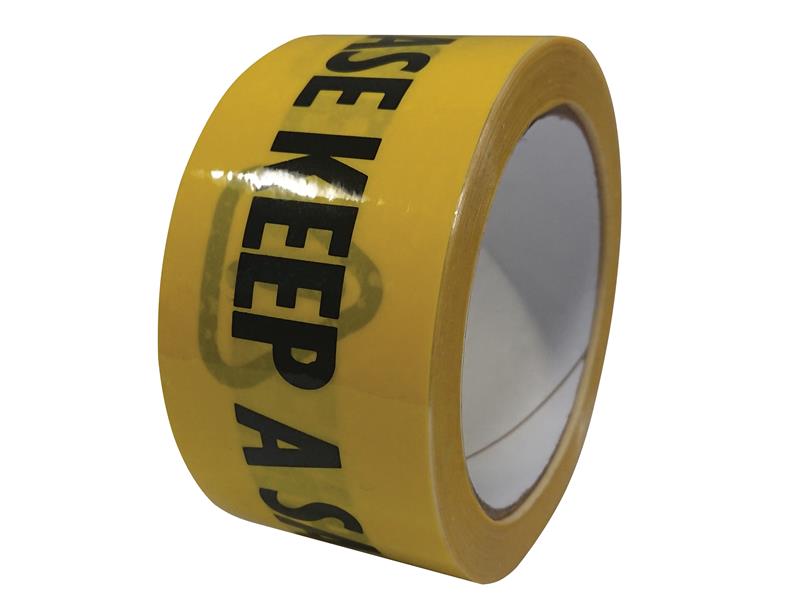 Laminated Self-Adhesive Hazard Tape Red/White 50mm x 33m