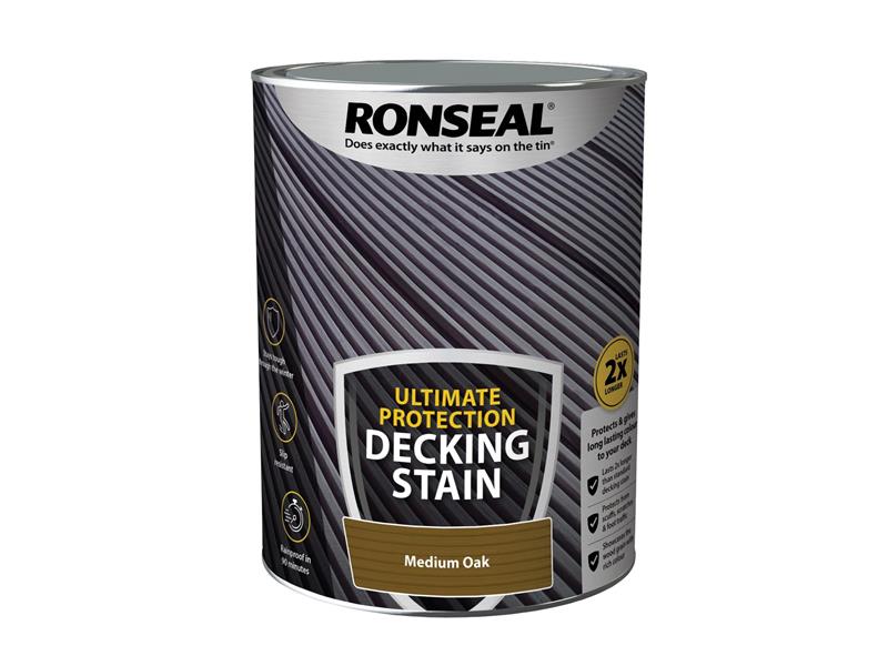 Ultimate Protection Decking Stain Medium Oak 5 litre