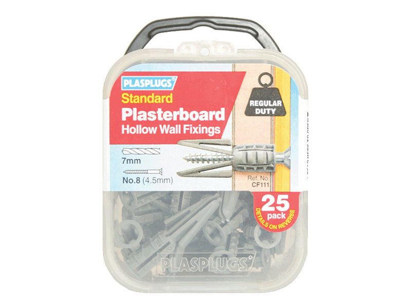 CF 427 Standard Plasterboard Fixings Pack of 50