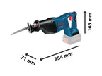 GSA 18 V-Li Professional Reciprocating Saw 18V 2 x 5.0Ah Li-ion                 