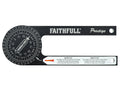 Prestige Mitre Saw Protractor Black Aluminium                                   