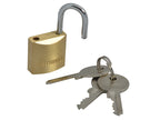 Brass Padlock 20mm 3 Keys                                                       