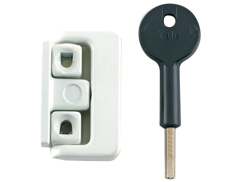 8K101 Window Latch White Finish Visi